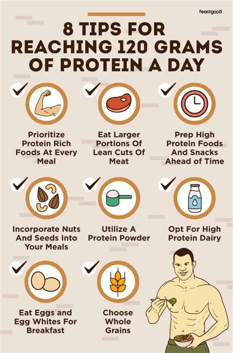 How to get 120g protein a day?