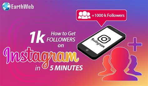 How to get 1k followers on Instagram in 5 minutes?