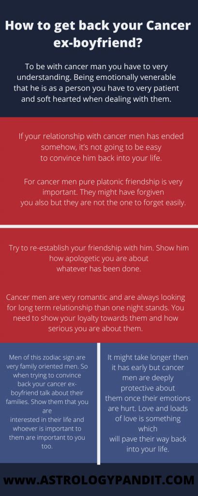 How to get Cancer ex boyfriend back?