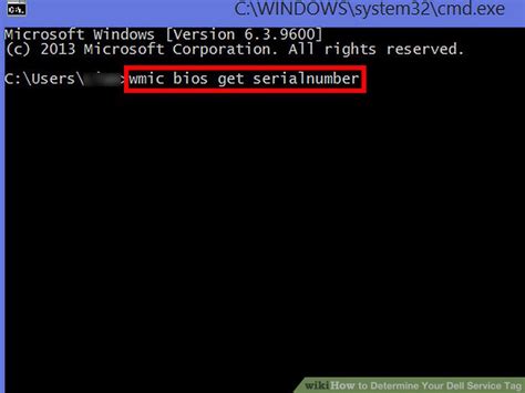 How to get Dell Service Tag cmd?