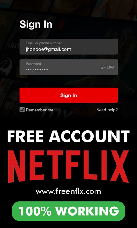 How to get a free Netflix account?