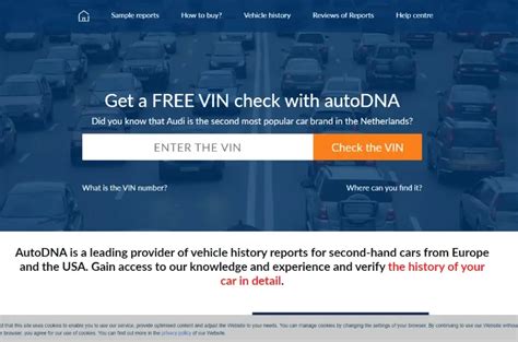 How to get a free VIN check with autoDNA?