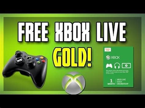 How to get a month free of Xbox Live?