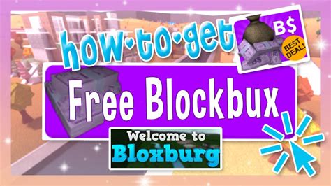 How to get free Blockbux in Bloxburg?