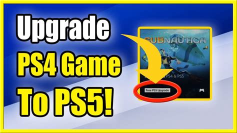 How to get free upgrade PS4 to PS5?