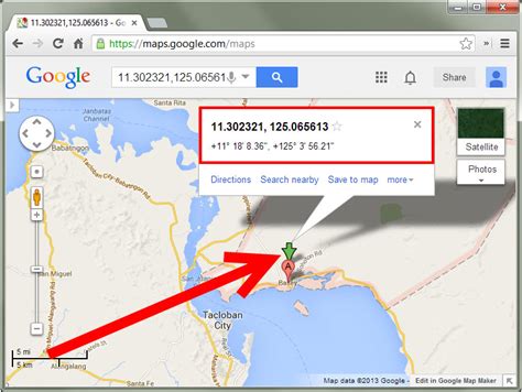 How to get latitude and longitude and altitude from Google Maps?