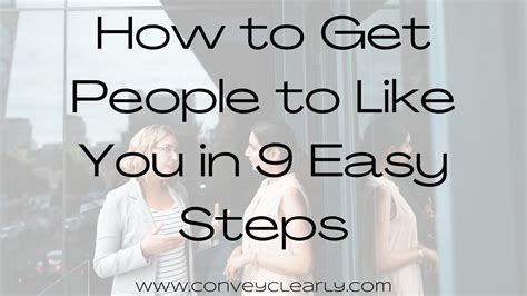How to get people to like you?