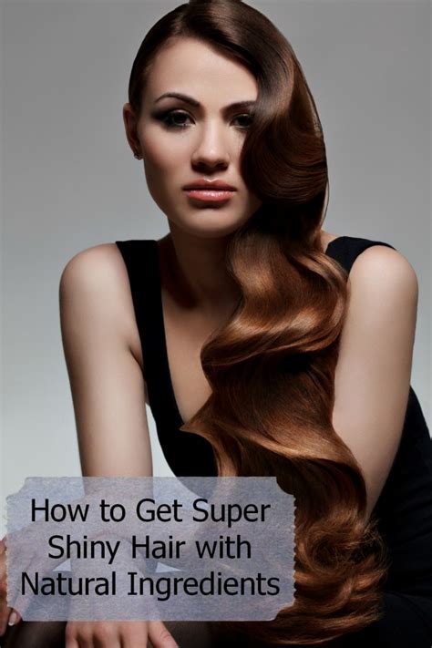 How to get shiny hair?