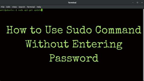 How to get sudo without password?