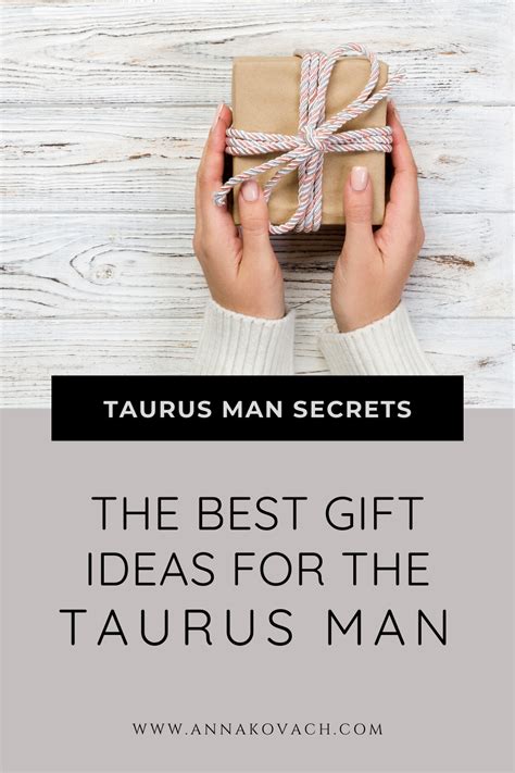 How to gift a Taurus man?