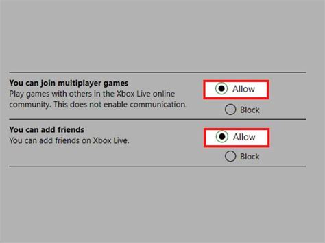 How to give Microsoft account permission to join multiplayer games?