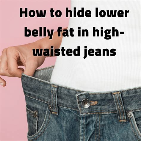 How to hide belly fat in jeans?