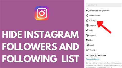 How to hide followers on Instagram?