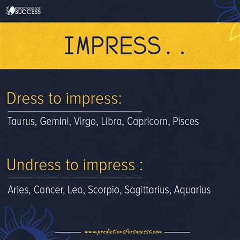 How to impress zodiac signs?