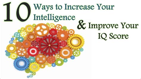 How to improve IQ?