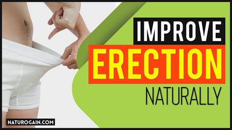 How to improve erection?