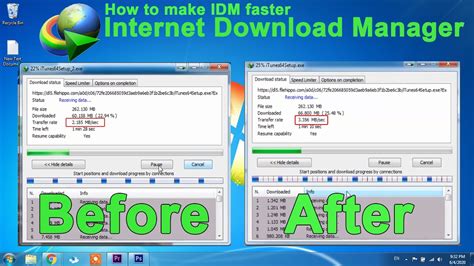 How to increase downloading speed in Internet Download Manager IDM?