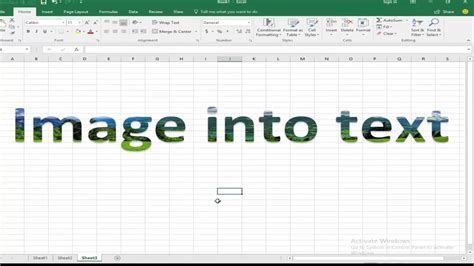 How to insert text in Excel?
