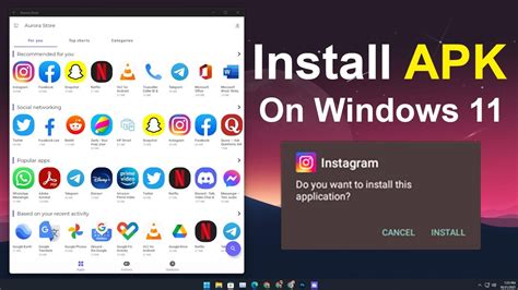 How to install APK to Windows 11?