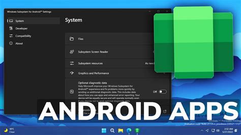 How to install Android Subsystem on Windows 11?
