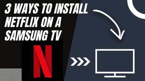 How to install Netflix on TV?