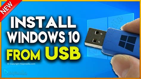 How to install Windows 10 from USB Rufus?