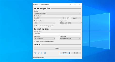 How to install Windows 10 from USB using Rufus?