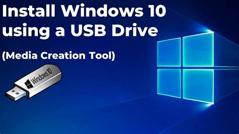 How to install Windows 10 using flash drive?