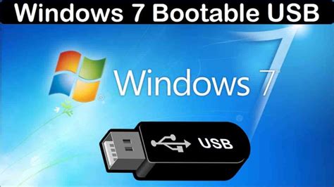 How to install Windows 7 from USB bootable?