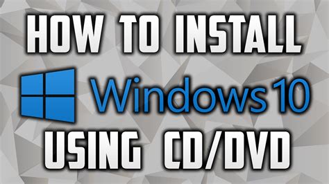 How to install Windows from a CD?