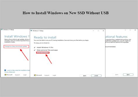 How to install Windows on SSD without USB?