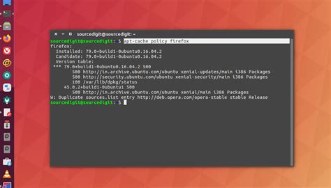 How to install single package in Ubuntu?