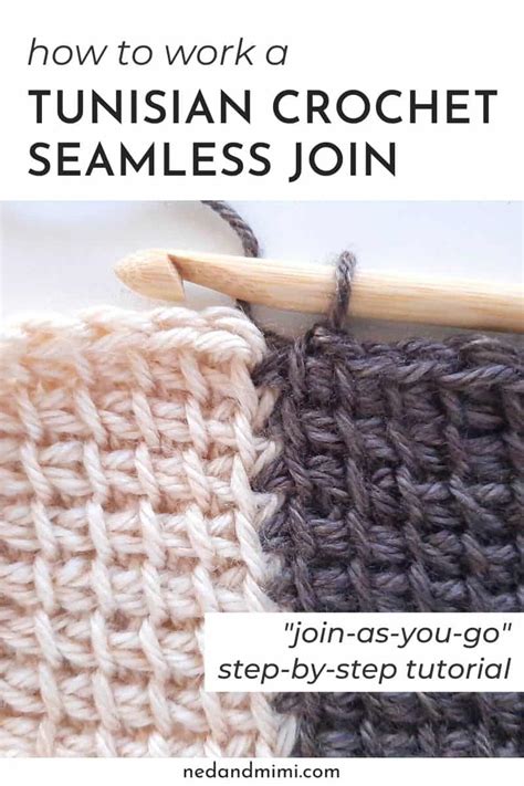 How to join tunisian crochet?