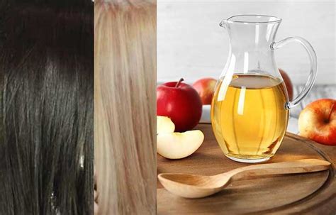 How to lighten hair with vinegar?