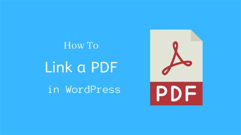 How to link a PDF?