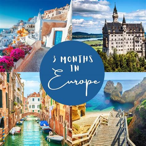 How to live 3 months in Europe?