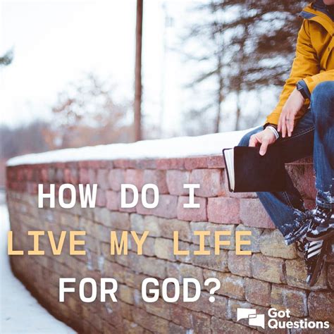 How to live for God everyday?