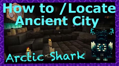 How to locate ancient city in Minecraft with commands bedrock?