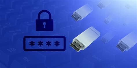 How to lock USB with password?