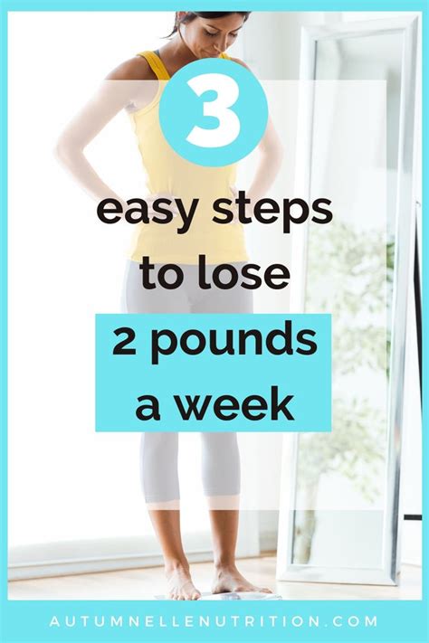 How to lose 2 pounds a week?