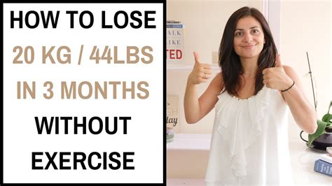 How to lose 20 kgs in 6 months?