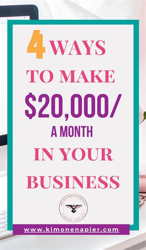 How to make $20,000 a month?