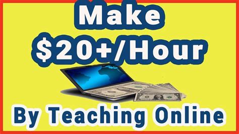 How to make $20 per hour?