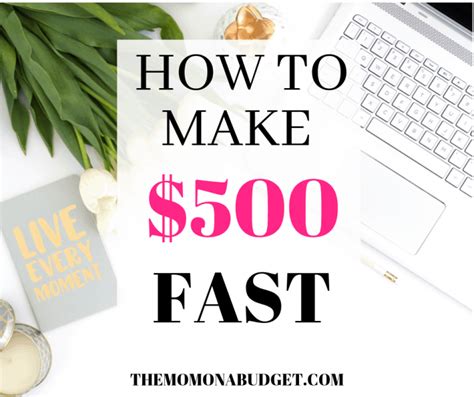 How to make $500 fast?