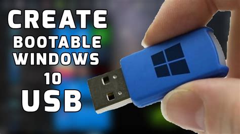 How to make Windows 10 bootable USB?