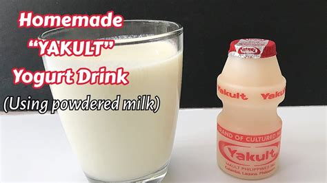 How to make Yakult with milk?