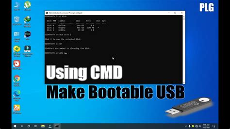 How to make a bootable USB without any software?