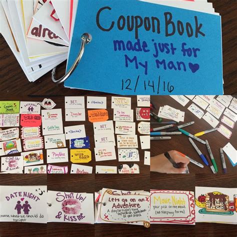 How to make a coupon book for boyfriend?