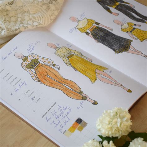 How to make a fashion design notebook?
