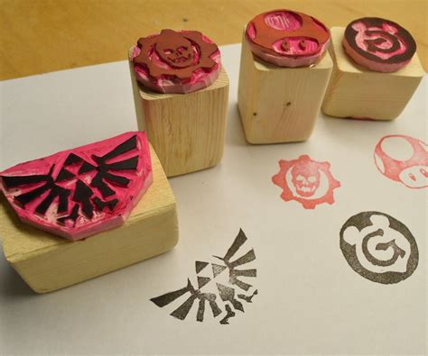 How to make a homemade stamp?
